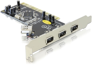 Placa PCI 3 + 1 FireWire